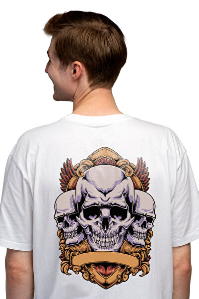 StoryGift Romania Tricou bărbătesc cu cranii, stemă, pene, vampir, cu imprime...