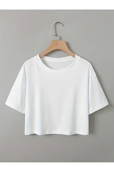 ALİKA Tricou Crop oversize