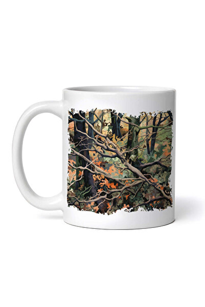 OEM Cană albă personalizată, Forest, INOVATIX®. 330ml