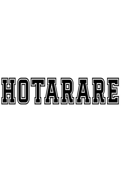 StoryGift Romania Sticker Eticheta 40CM Hotarare, Mesaj Motivational, Text Inspirational, Self Care cu Margini A