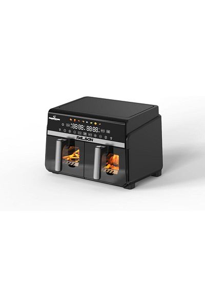 PALSON Air Fryer Digital Dual Zone 10L, 2200W – Separate Cooking Sections, 60-Minute