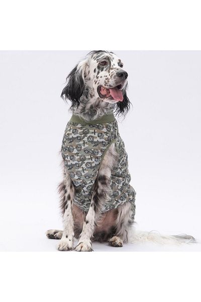Pawstar Air Army Large Dog T-Shirt - Dog Apparel (15 Kg-45 kg)