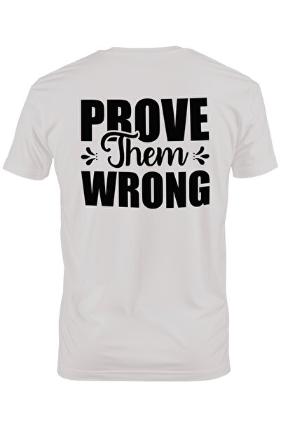 StoryGift Romania Tricou bărbătesc cu text motivațional „doved them wrong” - ...