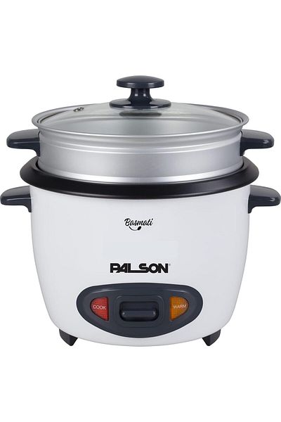 PALSON Electrical Rice Cooker 1.8L, 700W – Non-Stick Coating, Aluminum Steamer