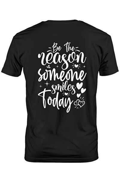 StoryGift Romania Tricou bărbătesc cu inimioare și textul în engleză „fii mot...