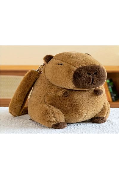BABUN Capybara Kids Plush Pofidic Soft Backpack Capybara Kids Backpack Animal Bag