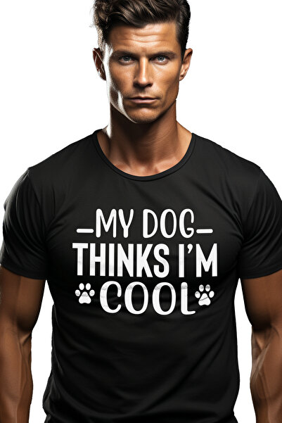 StoryGift Romania Ανδρικό μπλουζάκι με σχέδιο πατούσες και την επιγραφή  "Ο σ...