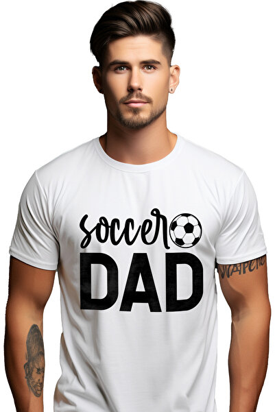 StoryGift Romania Tricou bărbătesc cu ilustrația unei mingi de fotbal și text...