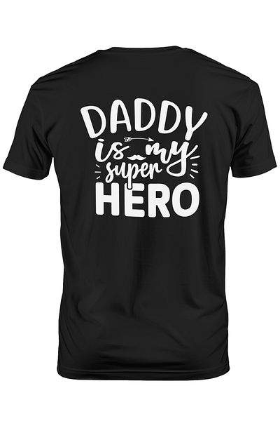 StoryGift Romania Men's T-shirt for children who consider their father a hero and an example - message in English STG