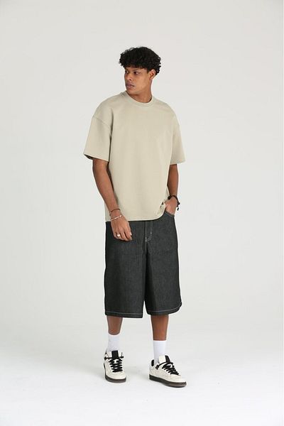 The Champ Clothing Ανδρικό μπλουζάκι Basic και Relaxed Fit Ανδρικό μπλουζάκι με 2 νήματα