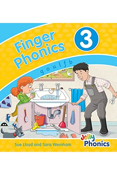 Jolly Phonics كتاب الصوتيات الإصبعية، الجزء الثالث، في الحروف الساكنة، الطبعة...