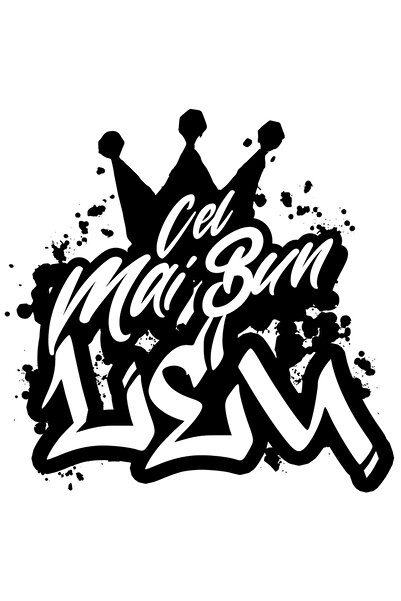 StoryGift Romania Sticker Autocolant 70CM Pentru Cel Mai Bun Leu, Apreciere, Cadou, Rasplata, Multumire cu Margi