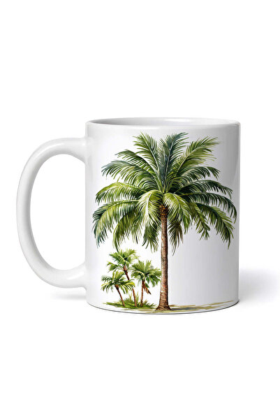 OEM Cană albă personalizată, Familia Palmierul, INOVATIX®. 330ml