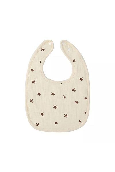 OEM U-Shaped Cotton Bib for Babies 0-12 Months, Waterproof, with Caps