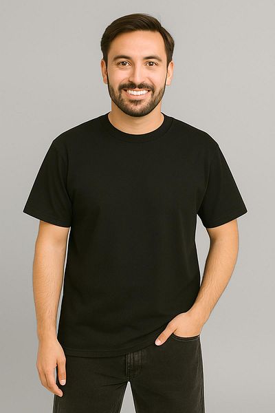 WAFRA Men's Tshirt Slim Fit Premium Quality Plain Model