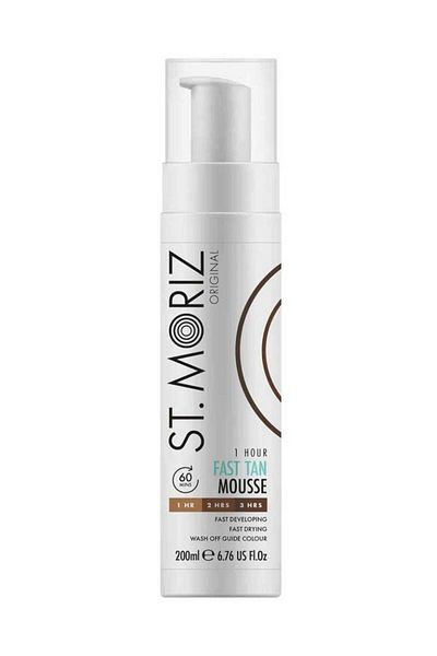ST. MORIZ Set autobronzant profesional ST MORIZ cu spumă cu efect rapid în 1 oră, 2 ore, 3 ore și mănușă