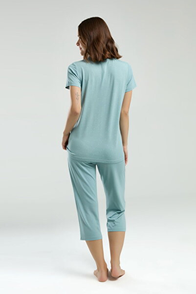 Pierre Cardin 8984 Kadın Kapri Pijama Takım