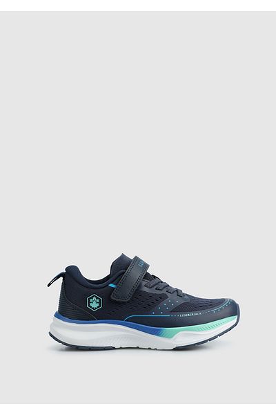 lumberjack Enrique navy blue leather boy's sneaker