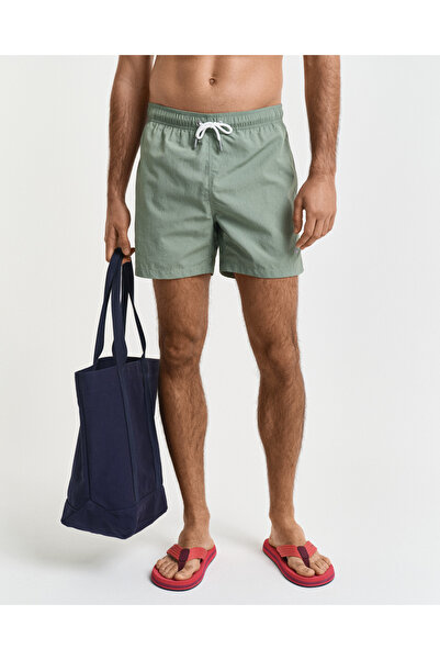 Gant Erkek Yeşil Regular Fit Mayo Şort