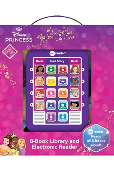 BOUNCE مجموعة كتب ديزني للأميرات: مكتبة مي ريدر المكونة من 8 كتب وقارئ إلكترو...