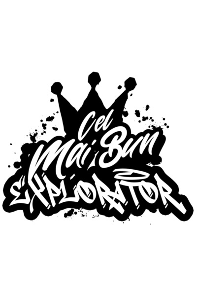 StoryGift Romania Sticker Eticheta 50CM Pentru Cel Mai Bun explorator, Apreci...