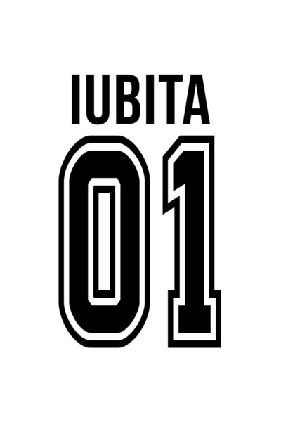 StoryGift Romania Sticker Eticheta 40CM Cu Textul iubita, si Numarul 01, Cel ...