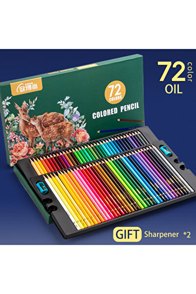 Choice قلم رصاص ملون احترافي 48/72/120/150/200 - مجموعة رسم بالألوان المائية ...