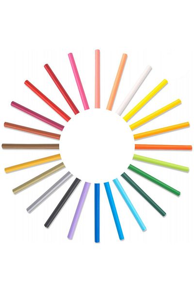 zola Set 24 de creioane cerate, culori intense, multicolore