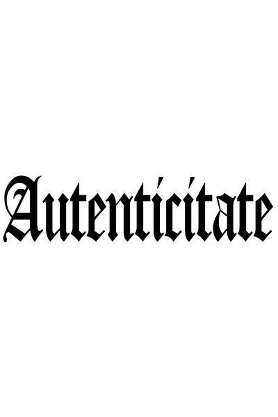 StoryGift Romania Sticker Autocolant 70CM Autenticitate, Mesaj Motivational, Cuvant, Text Inspirational, Self Ca