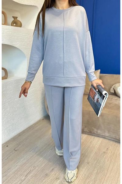 DoDe Flora Γυναικείο Σετ Φόρμας Vogsıgn Modal Striped - 376