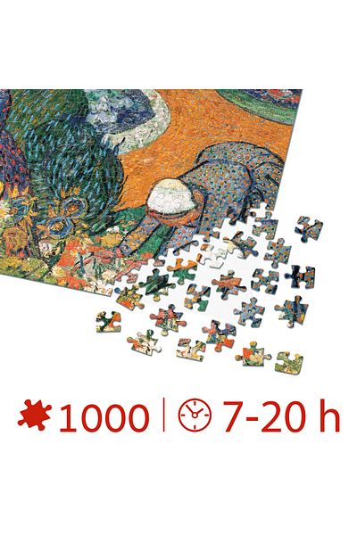 D-Toys Vincent van Gogh, Memory of the Garden at Etten - Adult Puzzle 1000 Pieces - Art Collection