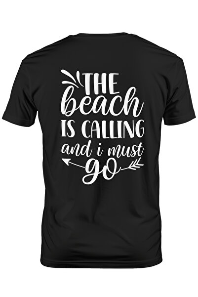 StoryGift Romania Tricou Barbati cu mesajul "The beach is calling and I must ...