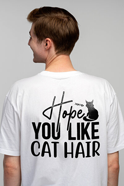 StoryGift Romania Tricou bărbătesc cu o pisică și mesajul „sper că îți place ...