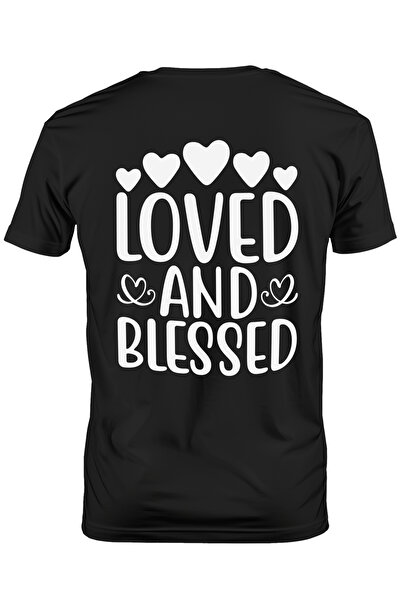 StoryGift Romania Men's T-shirt With Hearts For Beloved And Blessed Women Wit...