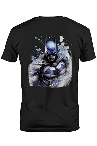 StoryGift Romania Tricou bărbătesc Batman, Supererou, DC, Costum, Liliac, Per...