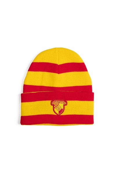 GOZGOZ Göztepe Folded Yellow Red Stripe Beret