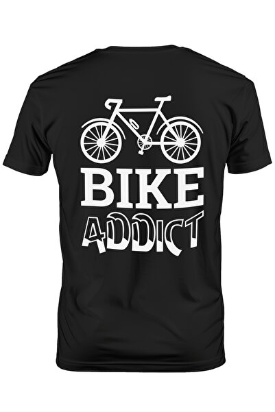 StoryGift Romania Tricou bărbătesc cu o bicicletă și textul în engleză „bike ...