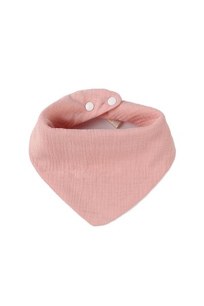 OEM Triangular Bib, Cotton, for Children 0-12 Months, 33x32 cm, Water Resistant