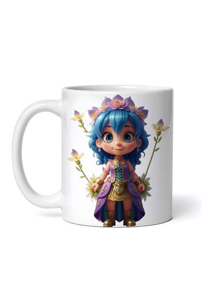 OEM Εξατομικευμένη λευκή κούπα, Ξωτικό Νεράιδας, INOVATIX®. 330ml