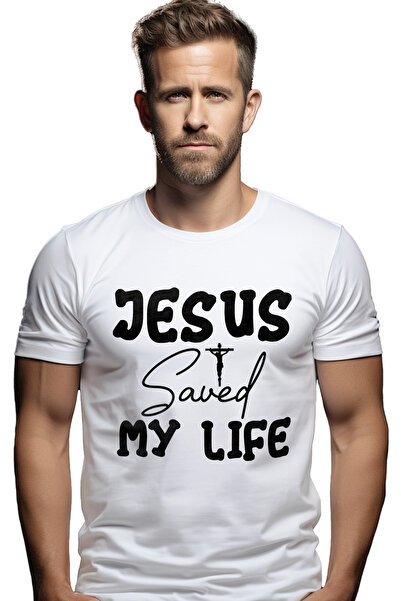 StoryGift Romania Tricou Barbati cu Iisus Hristos rastignit pe cruce si textu...