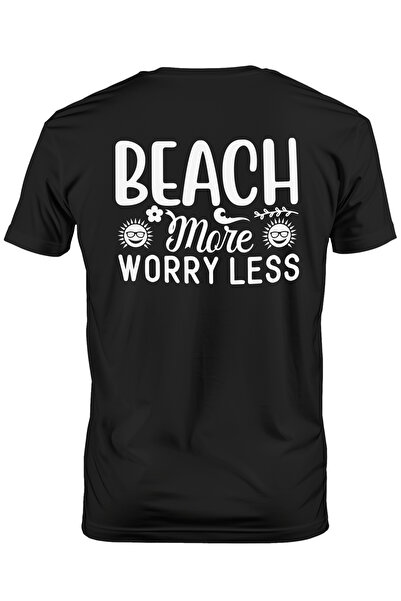 StoryGift Romania Tricou bărbătesc cu mesajul în engleză „mai mult pe plajă, ...