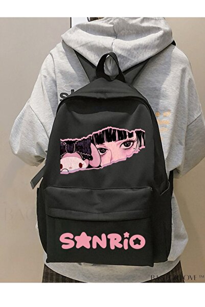 Minga London Rucsac cu imprimeu pentru școală, cursuri, rucsac -Ghostella, ne...