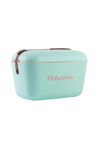 Polarbox صندوق الثلج Polarbox® Retro باللون السماوي – Baby Rose Classic سعة 20 لترًا