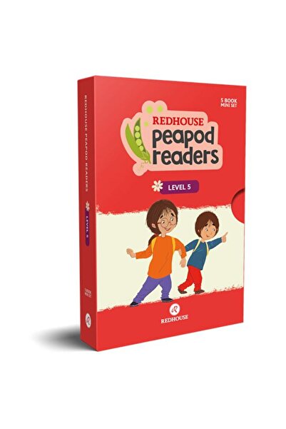 Redhouse Yayınları Peapod Readers English Hikye مجموعة 5 كتب المستوى 5