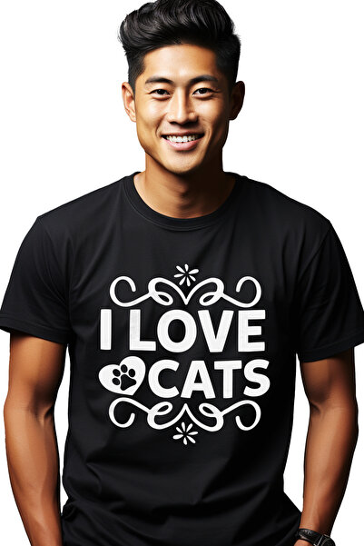 StoryGift Romania Tricou bărbătesc pentru cei care iubesc pisicile enorm - An...