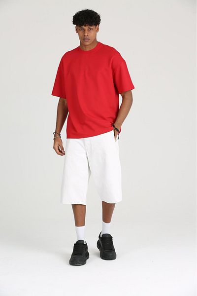The Champ Clothing Ανδρικό μπλουζάκι Basic και Relaxed Fit Ανδρικό μπλουζάκι με 2 νήματα