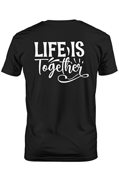 StoryGift Romania Tricou Barbati cu mesajul "Life is together" - viata e impr...