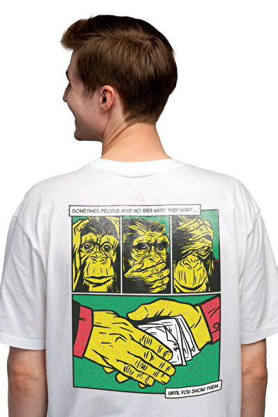 StoryGift Romania Tricou Barbati Spaga, Atentie, Tips, Maimuta Nu Vad, Aud Sa...