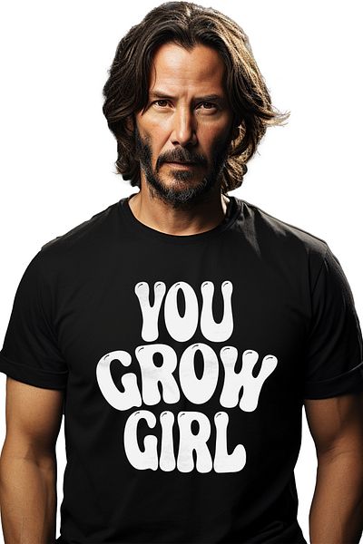 StoryGift Romania Men's T-shirt for a girl who has grown up - development and maturation with print on the face, 1STG