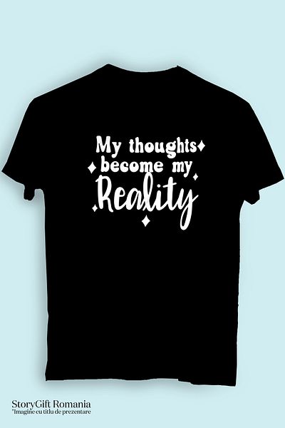 StoryGift Romania Men's T-Shirt For Those Who Believe Their Thoughts Become Their Reality - Left Message